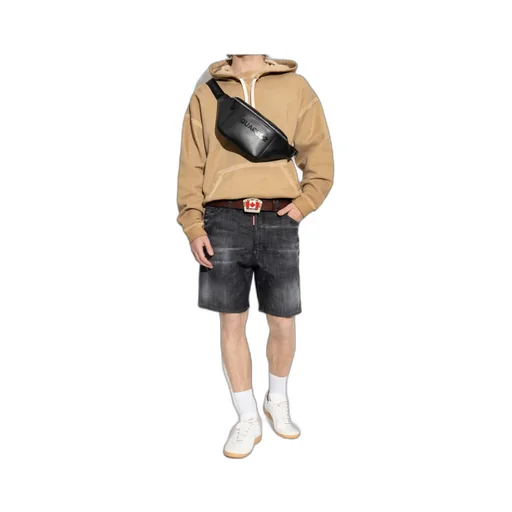 Washed Denim Shorts