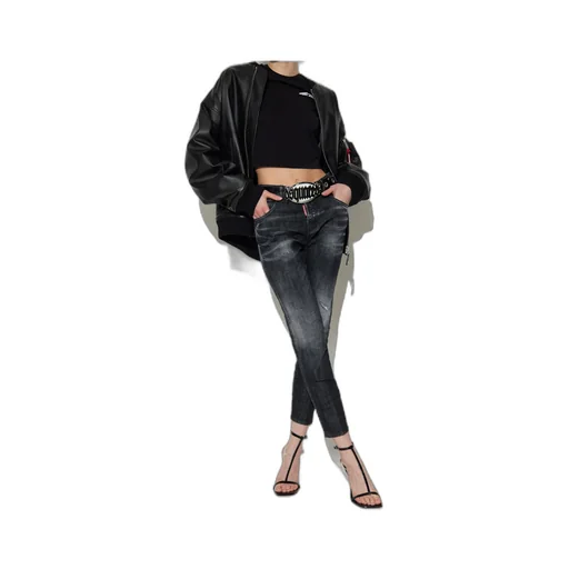 Logo Patch Slim-Fit Jeans