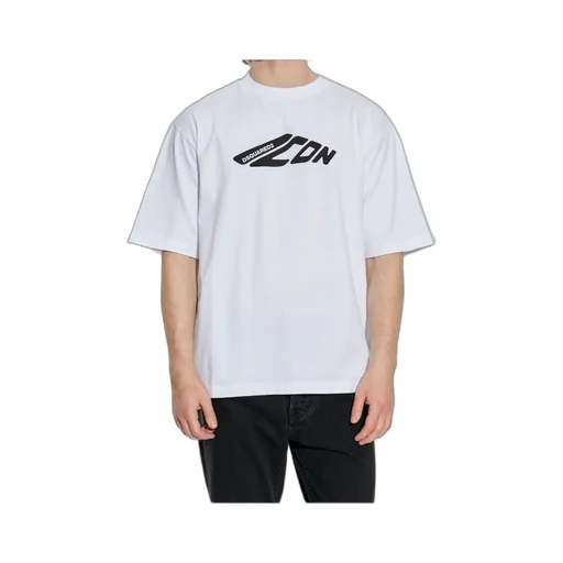 Icon Logo Printed Crewneck T-Shirt