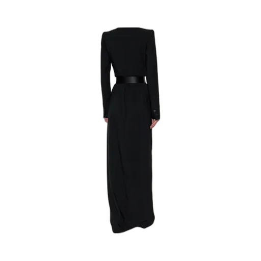 Belted Long Dress