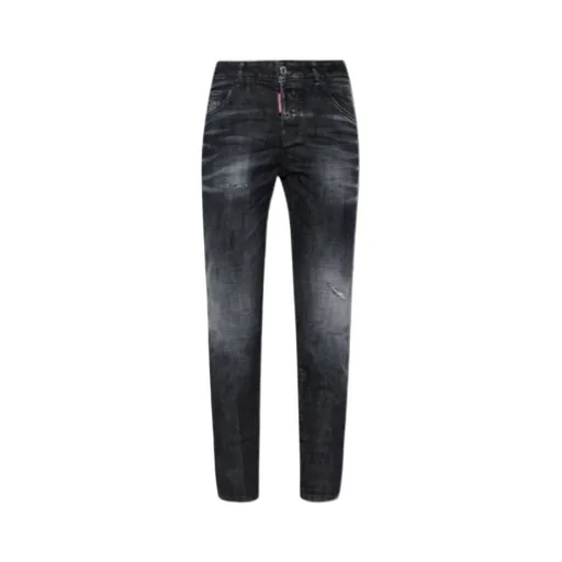 Logo Patch Slim-Fit Jeans