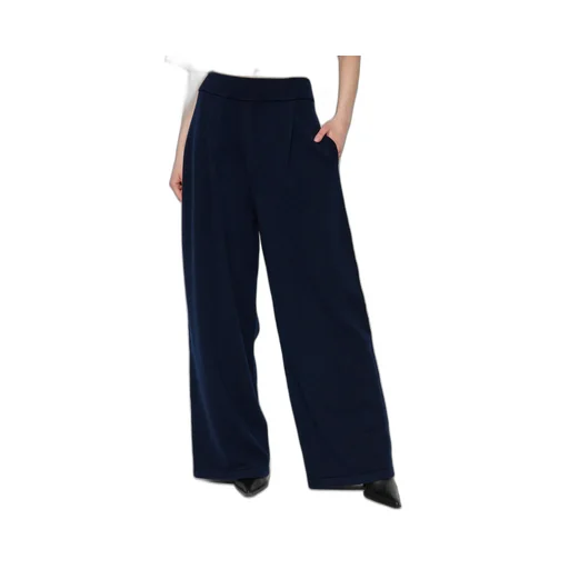 Pleated Wide-Leg Trousers