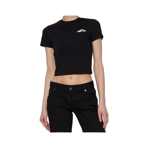 Cropped Crewneck T-Shirt