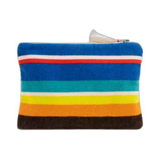 Striped Clutch