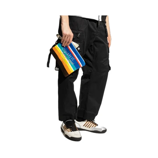 Striped Clutch