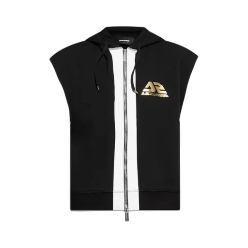 Short Sleeved Zip-Up Hoodie