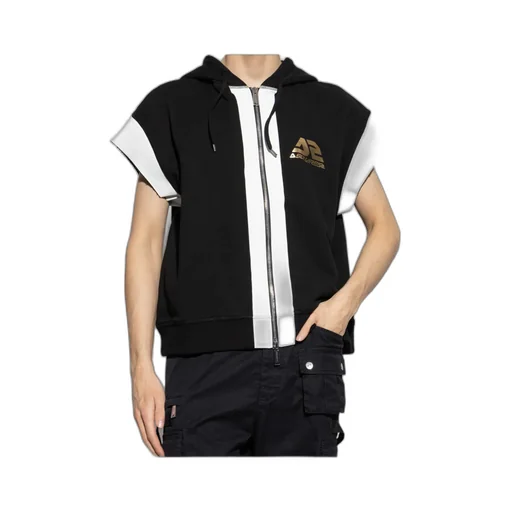 Short Sleeved Zip-Up Hoodie