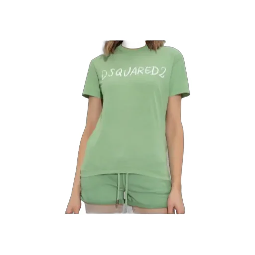 White Fade Just Right Fit Handwritten Logo T-Shirt