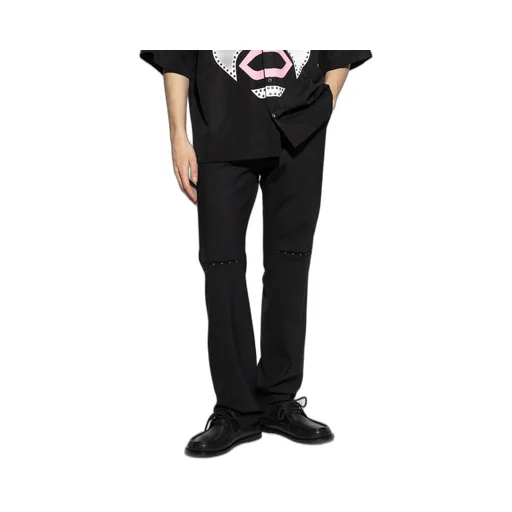 Straight Leg Creased Trousers