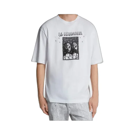 Wash Loose Fit Cartoon T-Shirt