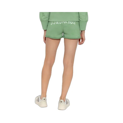 Logo-Printed Rolled Trim Track Shorts