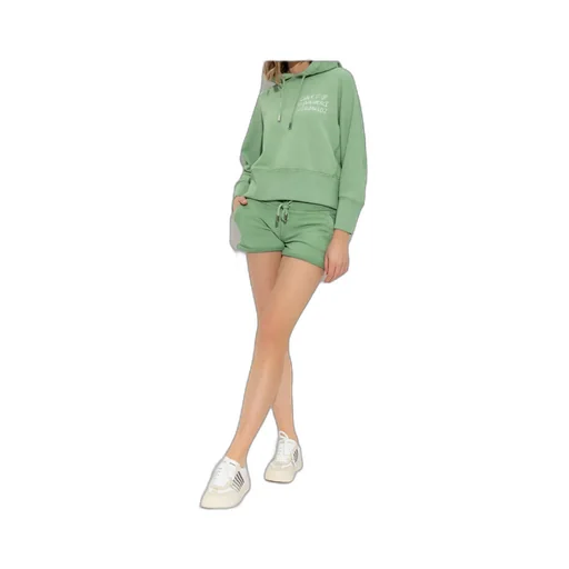 Logo-Printed Rolled Trim Track Shorts