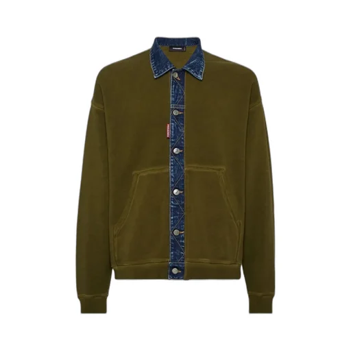 Button-Down Sweatshirt