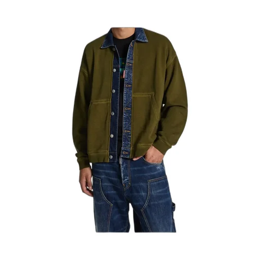 Button-Down Sweatshirt
