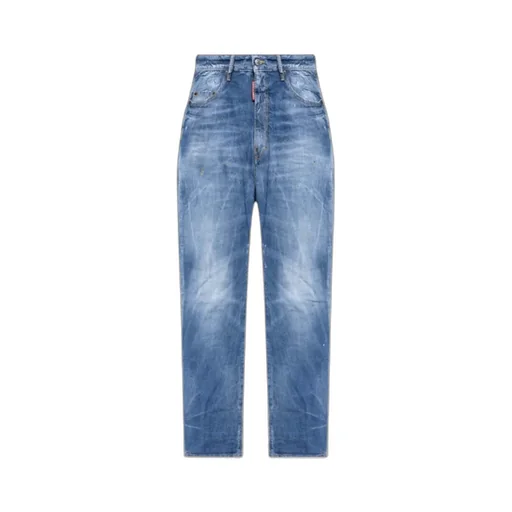 Be Cool Be Nice Wash Loose Jeans