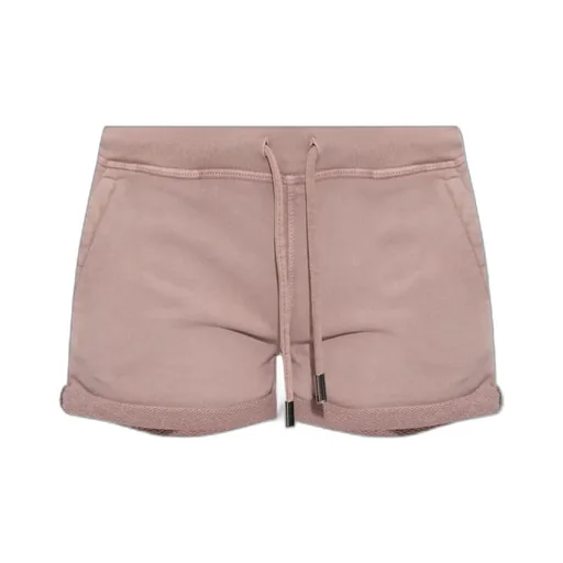 Logo-Printed Rolled Trim Track Shorts