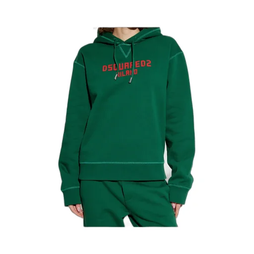Logo Printed Drawstring Hoodie