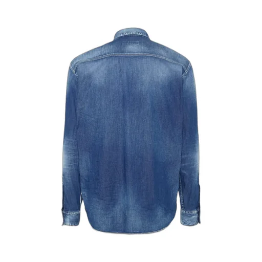 Light Wash Relax Dan Worker Pocket Shirt