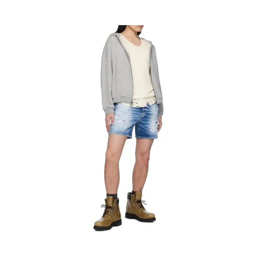 Distressed-Effect Shorts