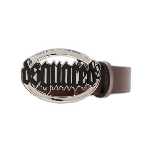 Logo Plaque Buckle Belt