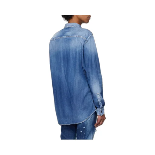 Light Wash Relax Dan Worker Pocket Shirt