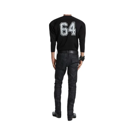Zip-Detailed Tapered Jeans