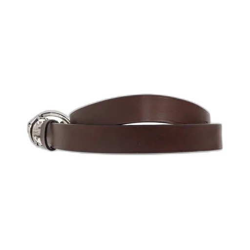 Logo Plaque Buckle Belt
