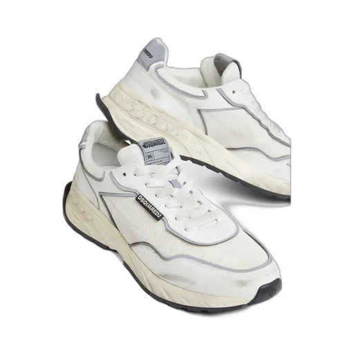 Distressed Low-Top Sneakers