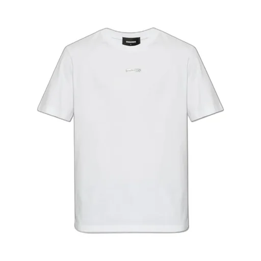 Logo Plaque Crewneck T-Shirt