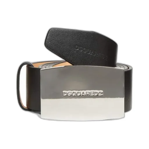 Logo Engraved Buckle Belt