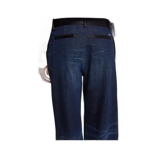 Distressed Wide-Leg Jeans