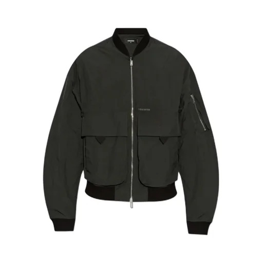 Logo Printed Bomber Jacket