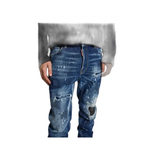 Medium Ripped Wash Cool Guy Jeans