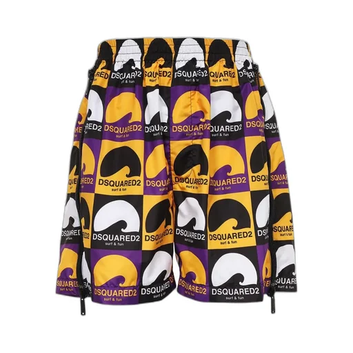 Logo Print Deck Shorts