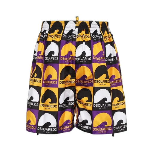 Logo Print Deck Shorts