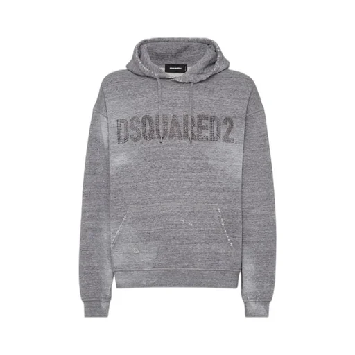 Distressed Drawstring Hoodie