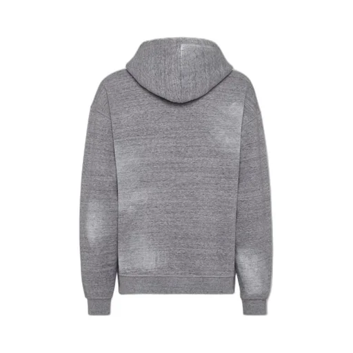 Distressed Drawstring Hoodie