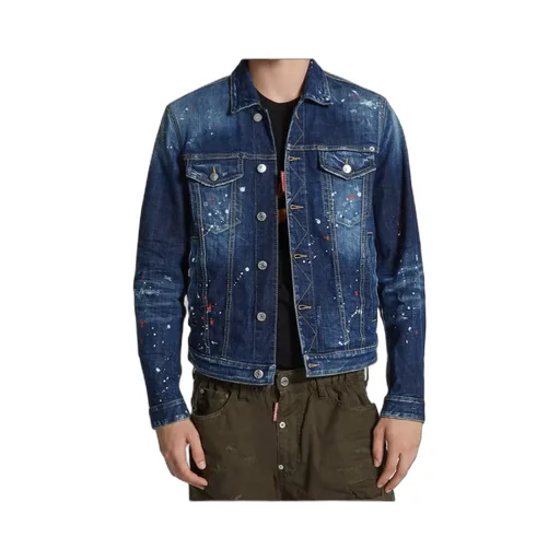 Dan Paint Splattered Denim Jacket