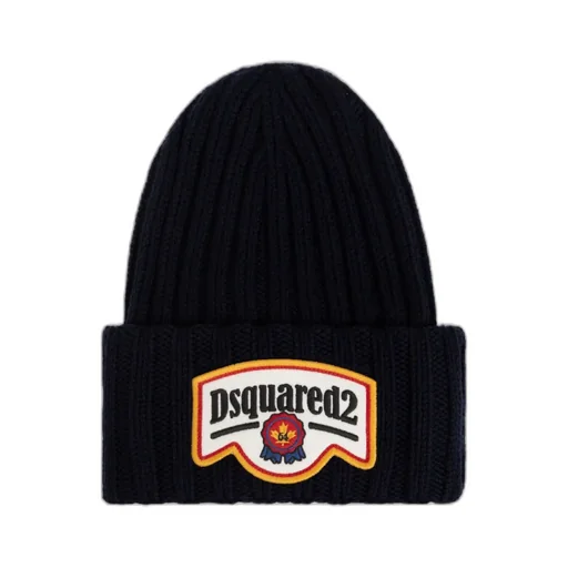 Logo Patch Knitted Beanie