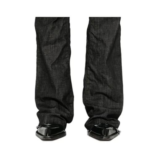 Mid-Rise Flared Jeans