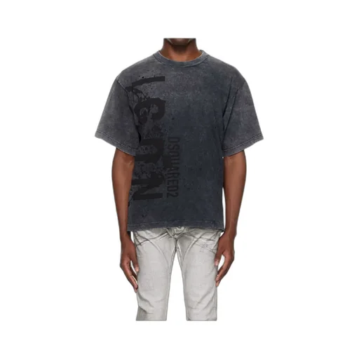 Round Collar Logo T-Shirt
