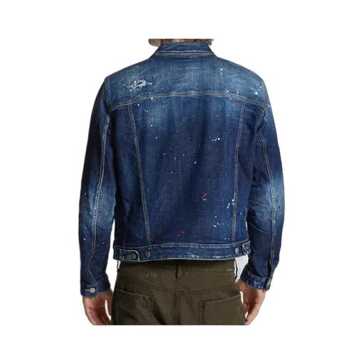 Dan Paint Splattered Denim Jacket