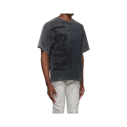Round Collar Logo T-Shirt