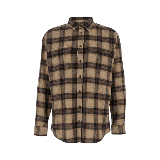 Checked Long-Sleeved Shirt