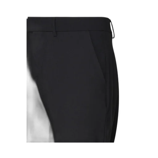 Cigarette Fit Wool Pants
