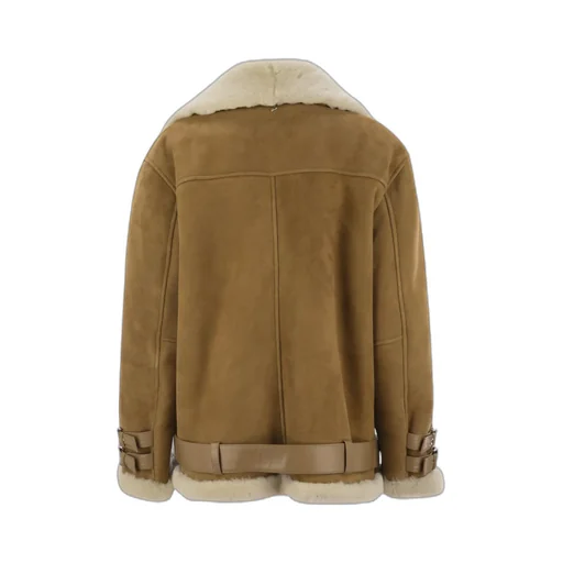 Shearling Belted Jacket