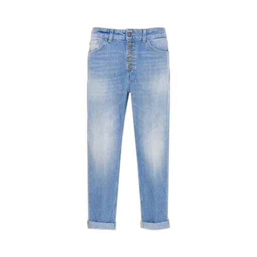 Button-Fly Straight Leg Pants
