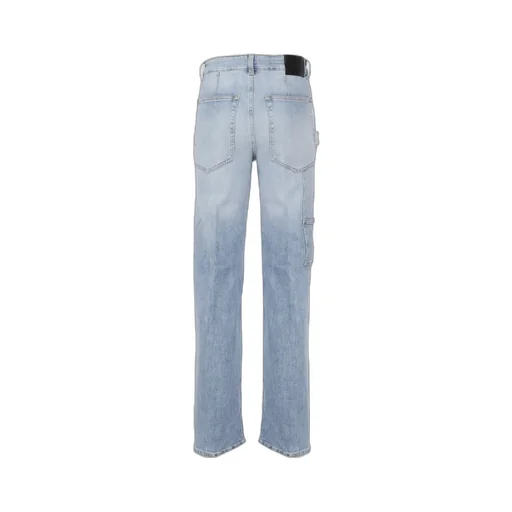 High-Rise Straight Jeans