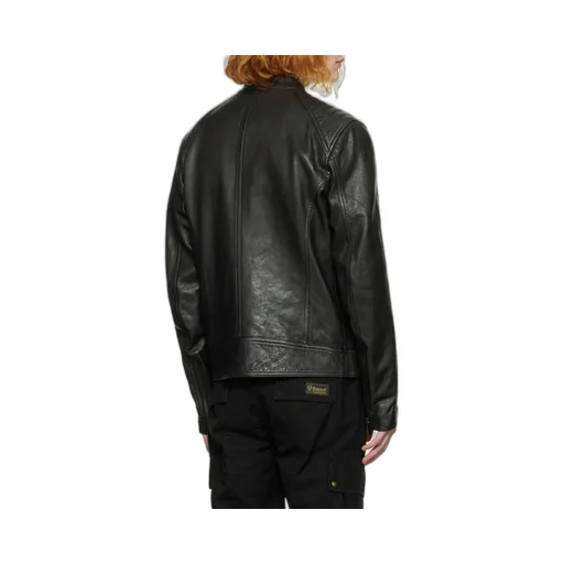 V Racer Leather Jacket