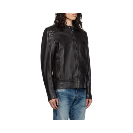 V Racer Leather Jacket
